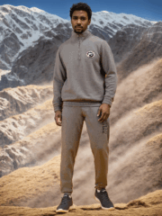 Mens CRAIG Jogger set CHARCOAL GREY