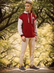 CRAMER MENS JOGGER SET  BRICK CHARCOAL