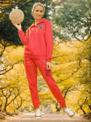 DAYNA WOMENS JOGGER SET EROS PINK