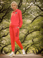 DAYNA WOMENS JOGGER SET EROS PINK - Image 2
